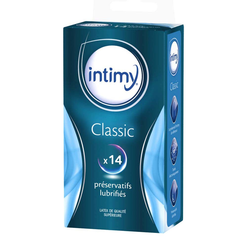 Intimy Classic Lubricated condoms 14 units