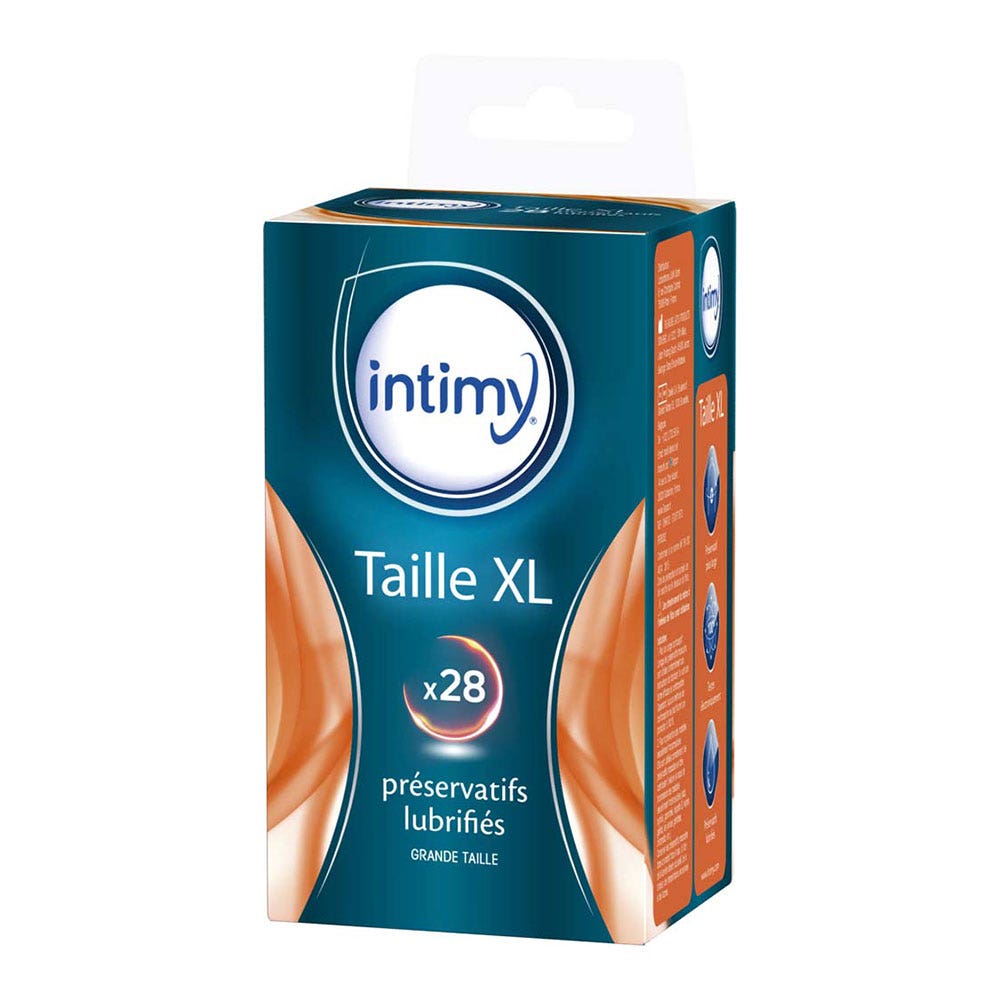 Intimy Lubricated XL condoms x28 x 28