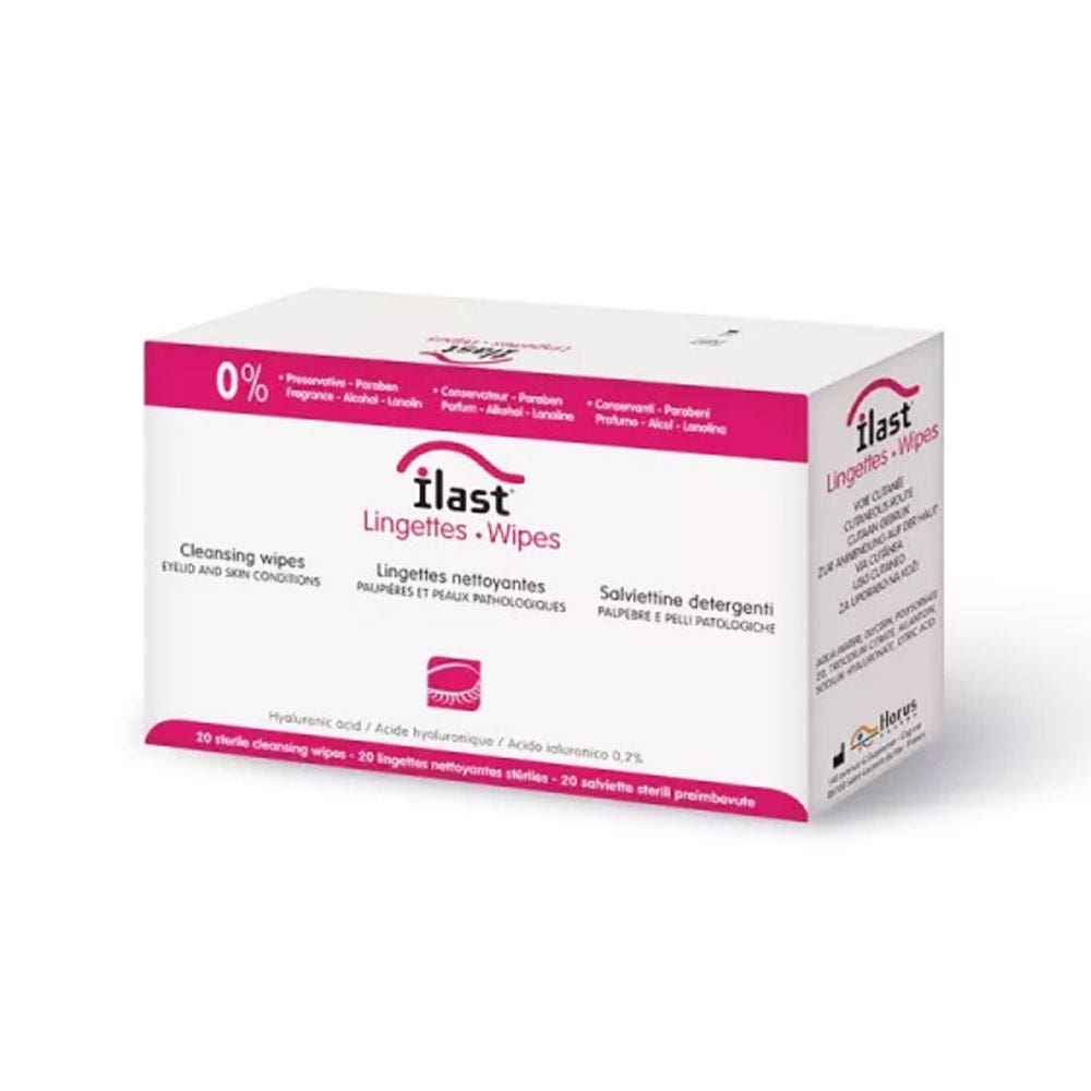Dulcis Health Science Ilast Eyelid Cleansing Wipes x20