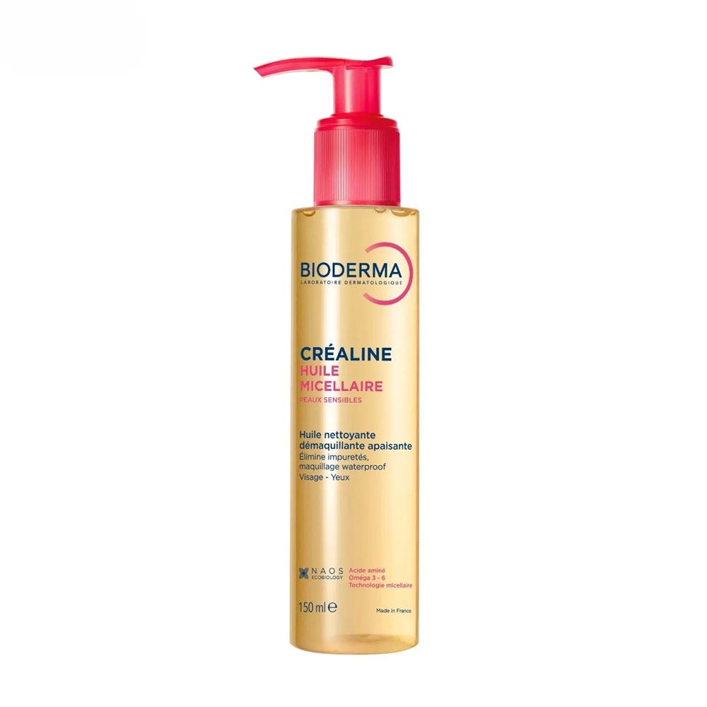 Bioderma Crealine Micellar Cleansing, Make-up Removing & Soothing Oil sensitive skin 150ml (5.07fl oz)