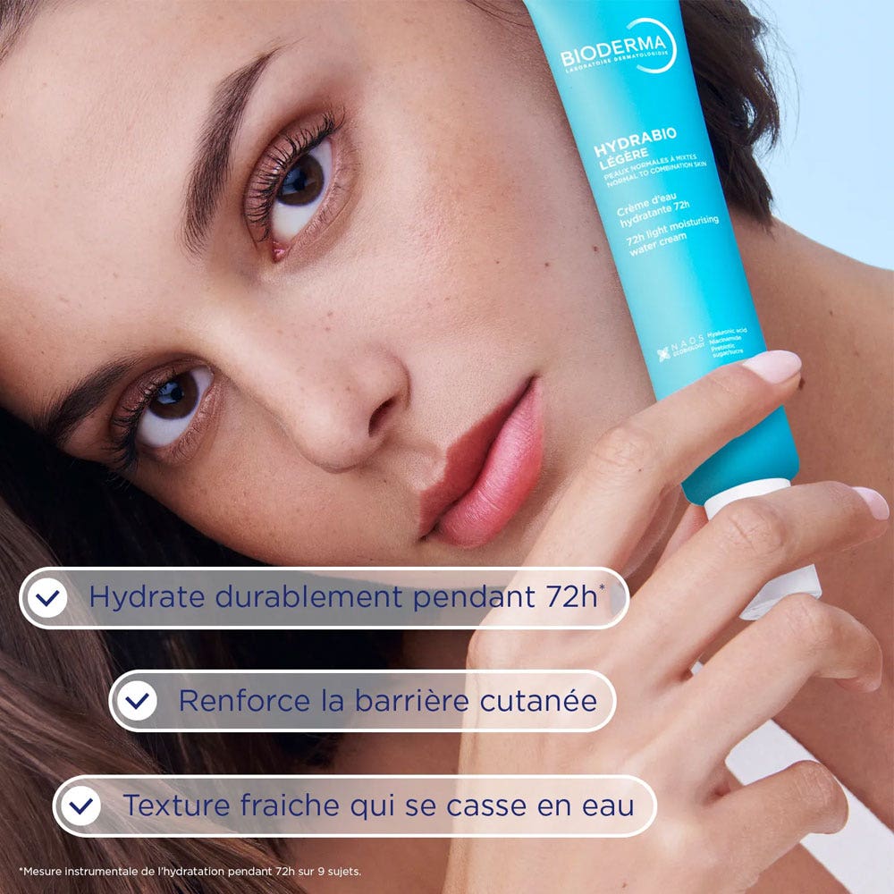 Bioderma Hydrabio Soin Hydratant Texture Légère Peaux Sensibles Normales à Mixtes 40ml (1.35fl oz)