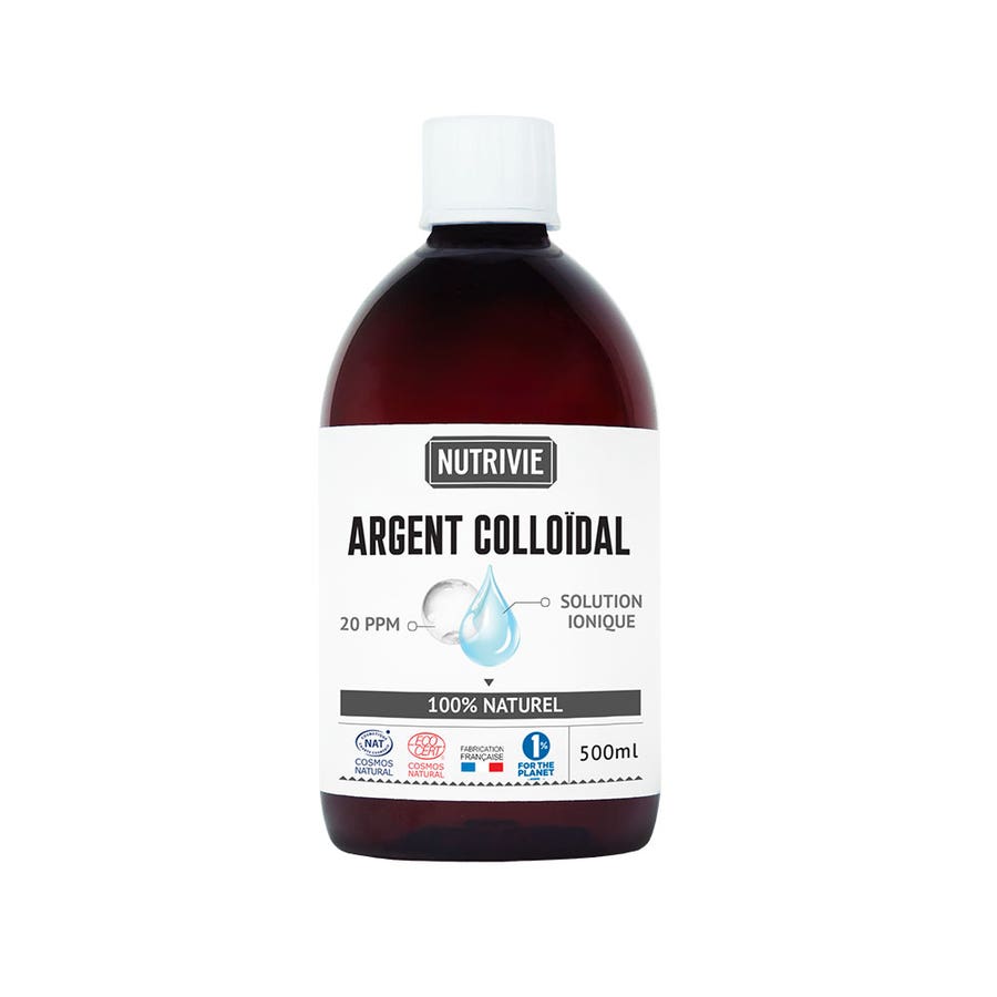 Nutrivie Colloidal Silver 20ppm 500ml (16.91fl oz)