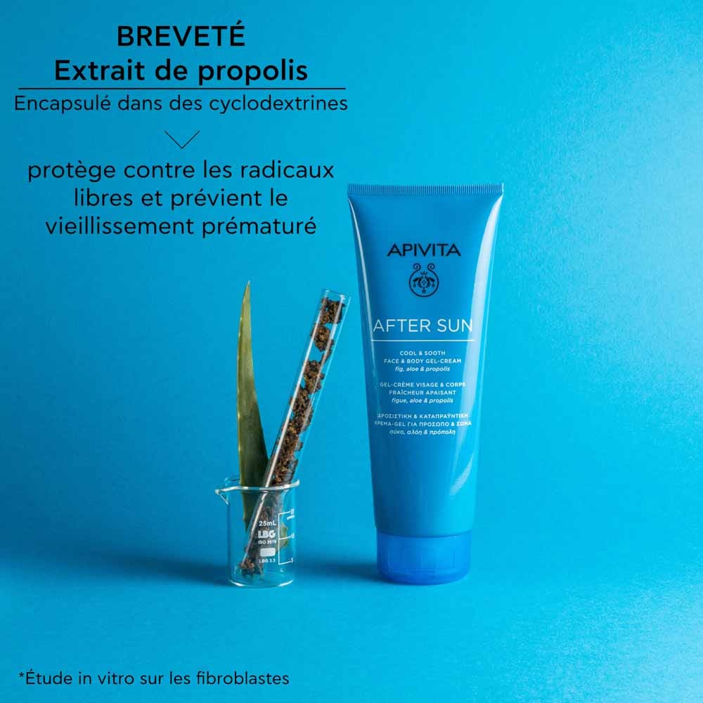 Apivita After Sun Gel-Crème Visage & Corps Fraîcheur Apaisant Visage & Corps 200ml (6.76fl oz)