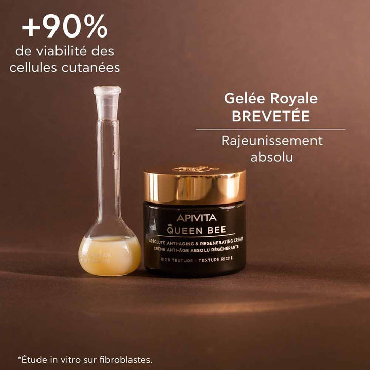 Apivita Queen Bee Absolute Regenerating Anti-Age Cream Rich Texture 50ml (1.69fl oz)