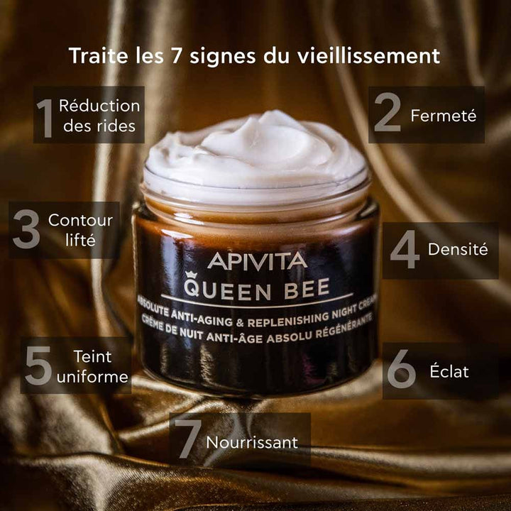 APIVITA Queen Bee Absolute régénérant la crème de nuit anti-âge 50 ml (1.69fl oz)