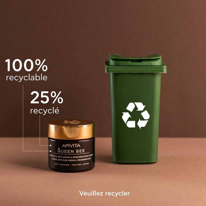 APIVITA Queen Bee Absolute régénérant Texture légère à la crème anti-âge 50 ml (1.69fl oz)