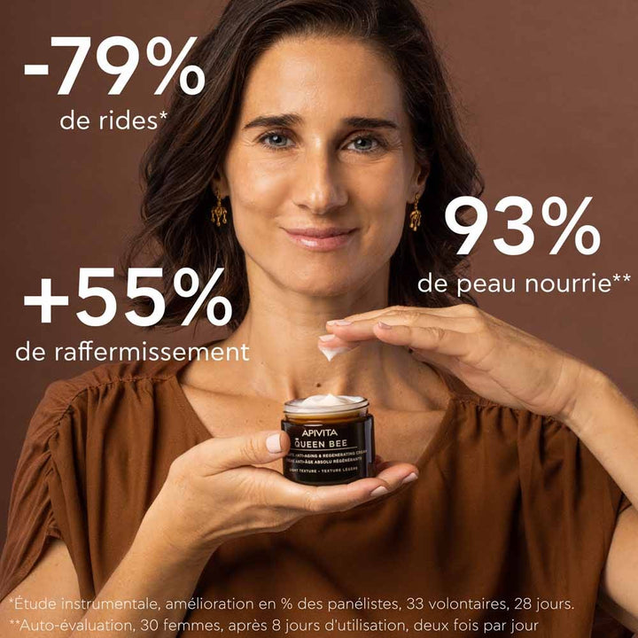 APIVITA Queen Bee Absolute régénérant Texture légère à la crème anti-âge 50 ml (1.69fl oz)
