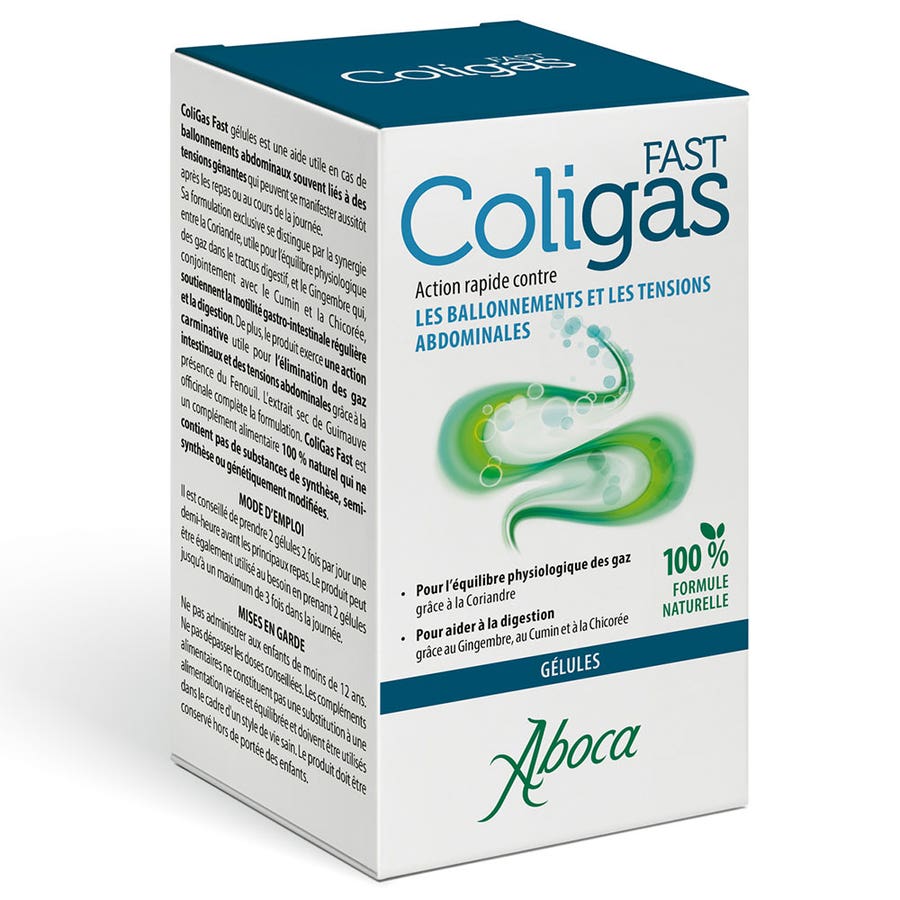 Aboca Gastrointestinal Coligas Fast 50 capsules