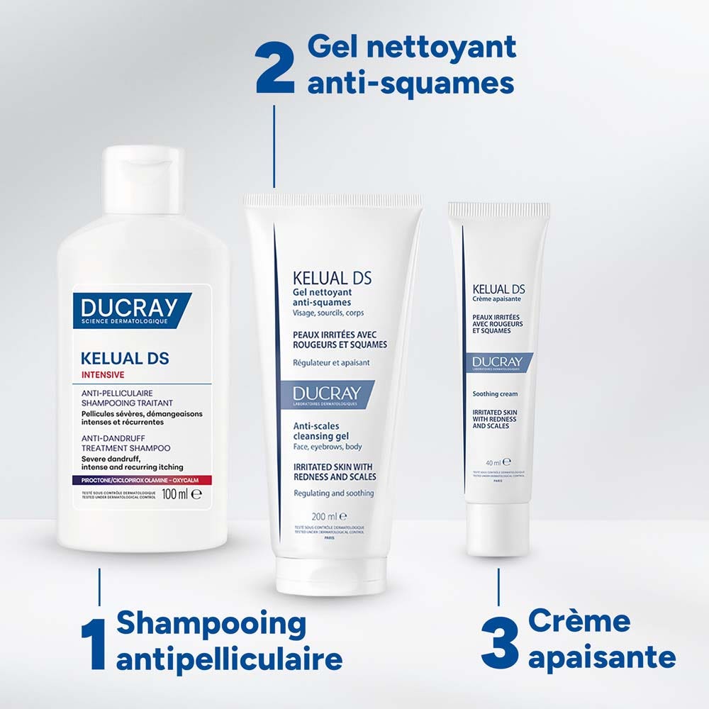 Ducray Kelual Ds INTENSIVE Shampooing traitant anti-pelliculaire 100ml (3.38fl oz)