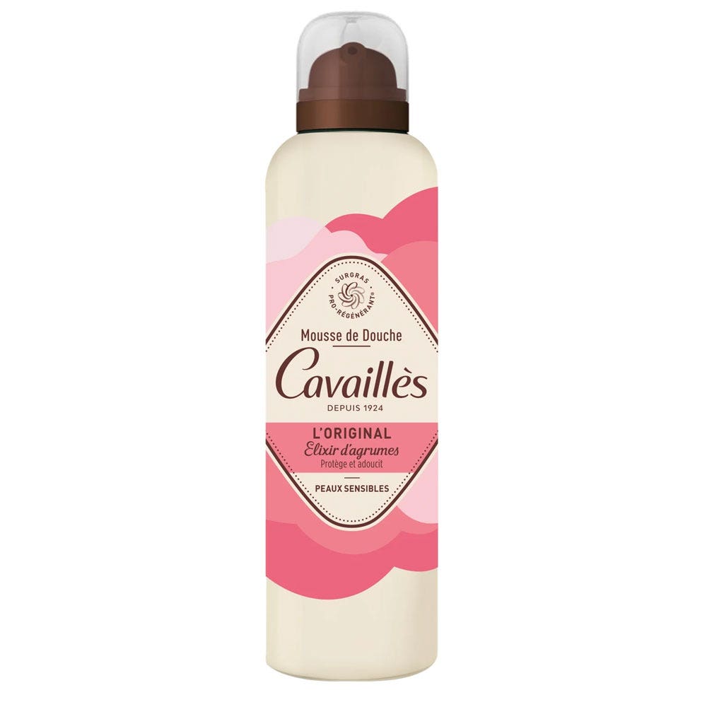 Cavaillès Surgras Pro-Regenerating Lavender Flower Shower Foam 200ml (6.76fl oz)