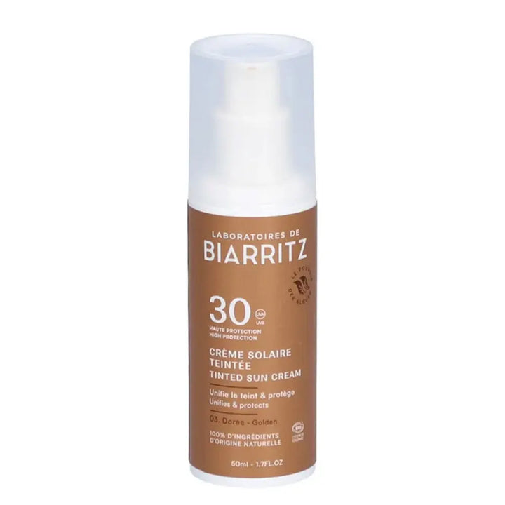 Laboratoires De Biarritz Sun care Tinted Protective Face Cream SPF30 Bioes Healthy glow effect 50ml (1,69fl oz)