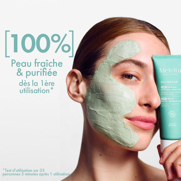 Melvita Nectar Pur Melvita Nectar Pur Masque Exfoliant Et Purifiant Bio 75 ml (2.54fl oz)