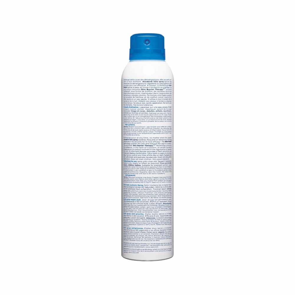 Bioderma Atoderm Sos Anti Itching Ultra Soothing Spray Irritated Skins Peaux très sèches à tendance à l’eczéma atopique 200ml (6.76fl oz)