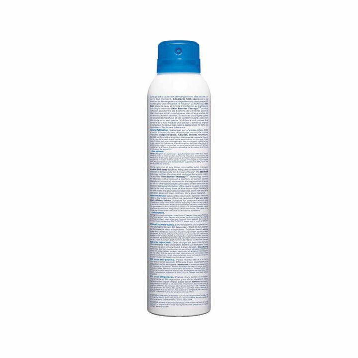 Bioderma Atoderm Sos Anti Itching Ultra Soothing Spray Irritated Skins Peaux très sèches à tendance à l’eczéma atopique 200ml (6.76fl oz)