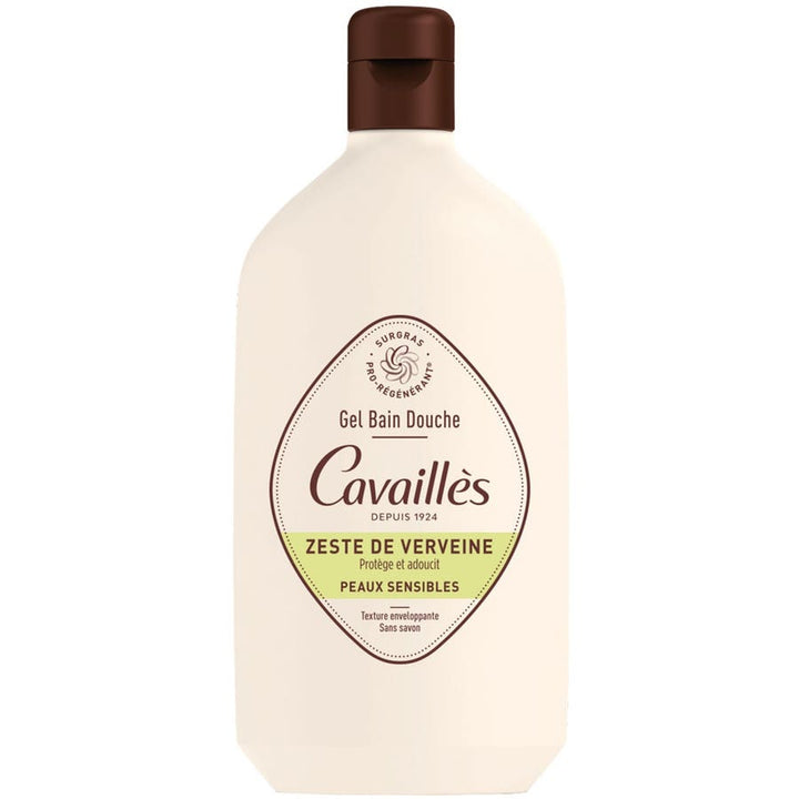 Cavaillès Surgras Gel Bain et Douche Pro-Régénérant Verveine Zestée 400ml