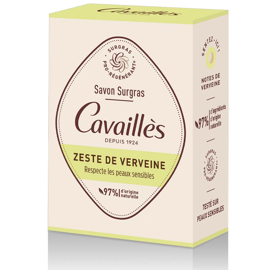 Cavaillès Surgras Pro-Regenerating Verbena Zest Soaps 100g (3.53oz)