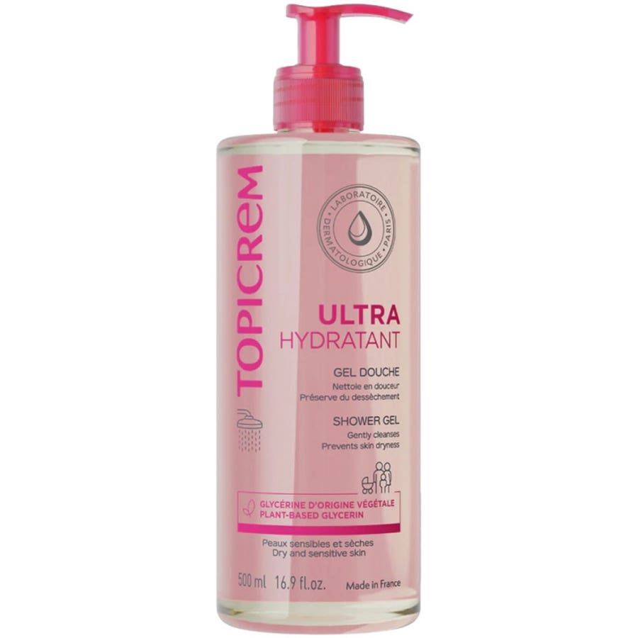 Topicrem Ultra-Hydrating Ultra-Hydrating Shower Gel Topicrem Sensitive skin Sensitive skin 500ml (16.91fl oz)