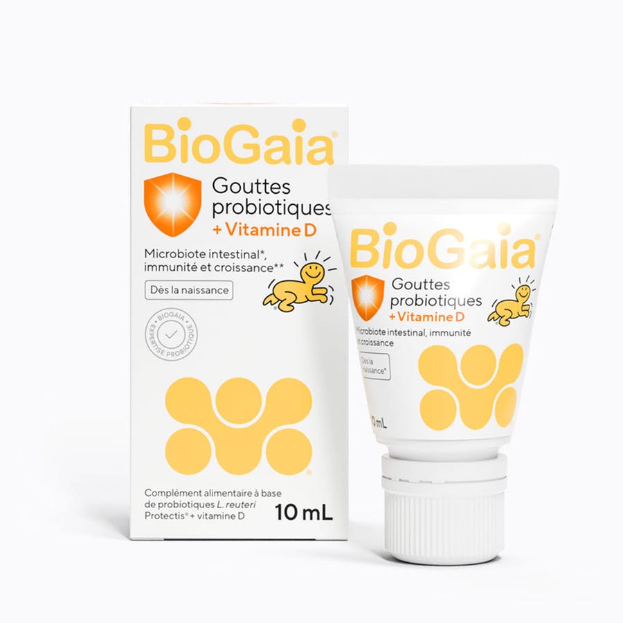 Biogaia Probiotics + Vit D Drops Neutral taste 10ml (0.34fl oz)