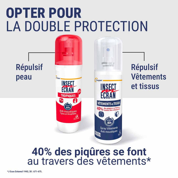 Insect Ecran Skin Tropical mosquito repellent 8h 75 ml + 33% free (2.54fl oz)