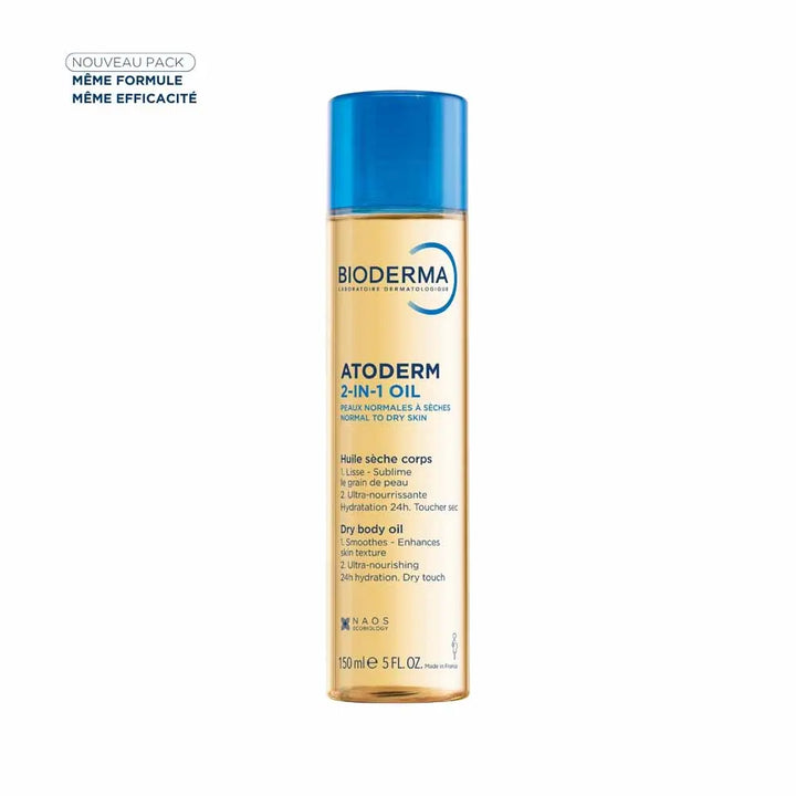 Bioderma Atoderm زيت جسم جاف 2 في 1 150ml