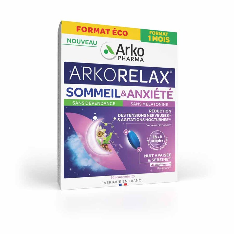Arkopharma Arkorelax Sleep & Anxiety 30 tablets 300g (10.58 oz)