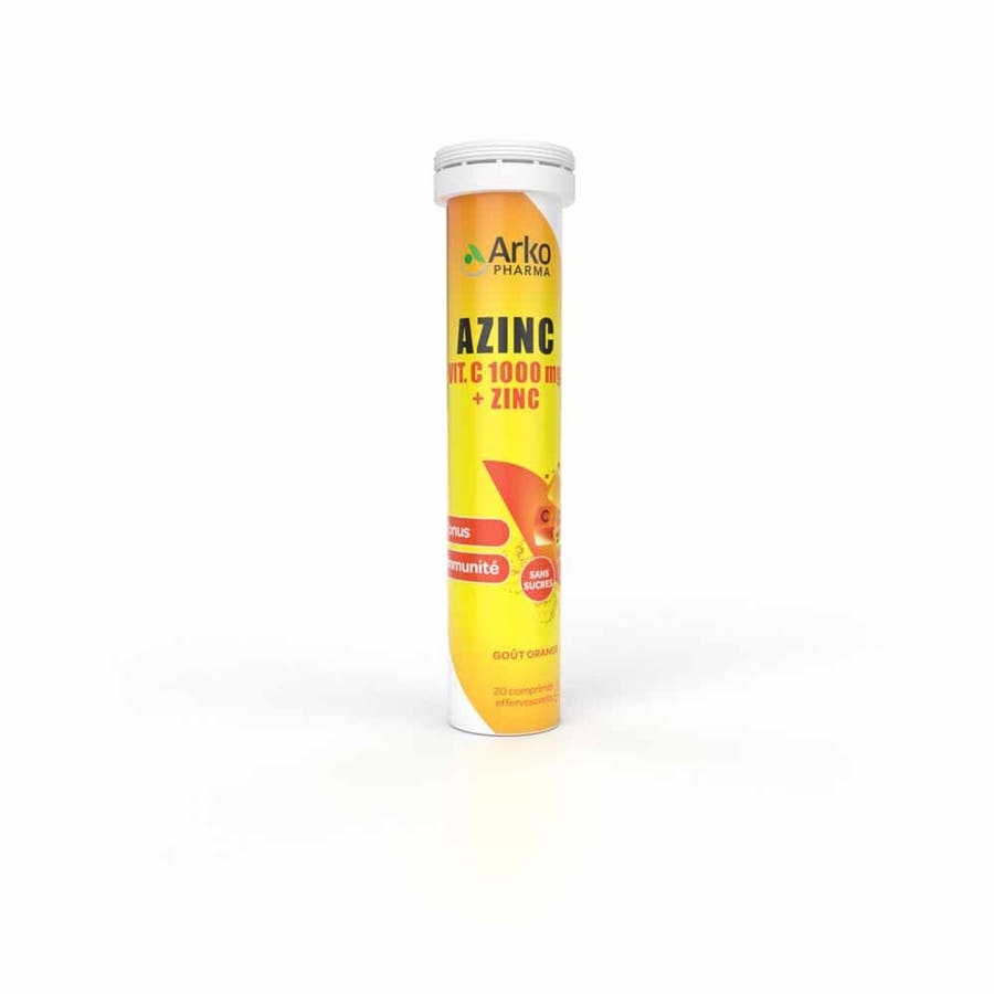 Arkopharma Azinc Vitamin C 1000mg + Zinc 20 tablets 300g (10.58 oz)