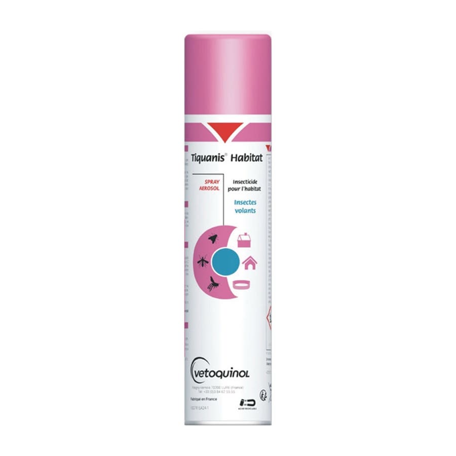 Vetoquinol Tiquanis Insecticide Spray for Homes Flying Insects 300ml (10.14fl oz)