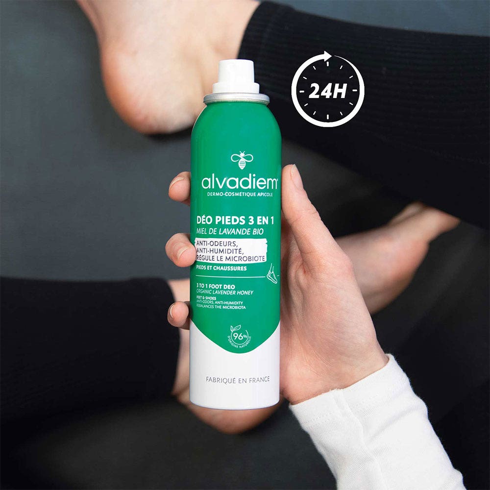 Alvadiem 3-in-1 foot deodorant 150 ml (5.07fl oz)