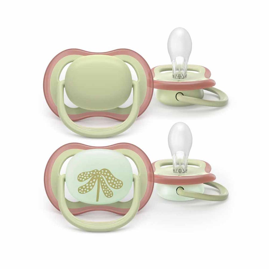 Avent Ultra-Air Orthodontic dummy Animals 6 to 18 Months x2 300g (10.58 oz)