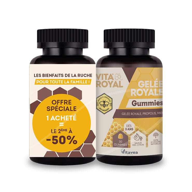 Vitavea Santé Vita'Royal Royal Jelly Immunity Tonus Vitality 2x30g (1.06oz)ummies