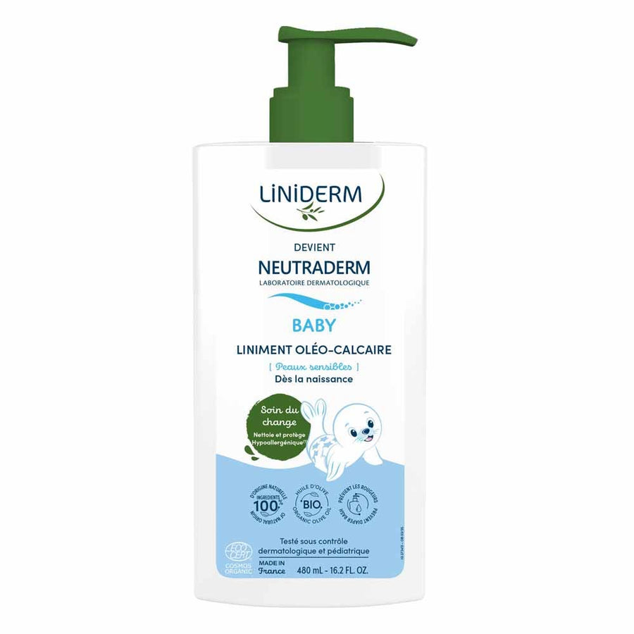 Neutraderm Baby Olive Oil & Limewater Nappy Change Emulsion 480ml
