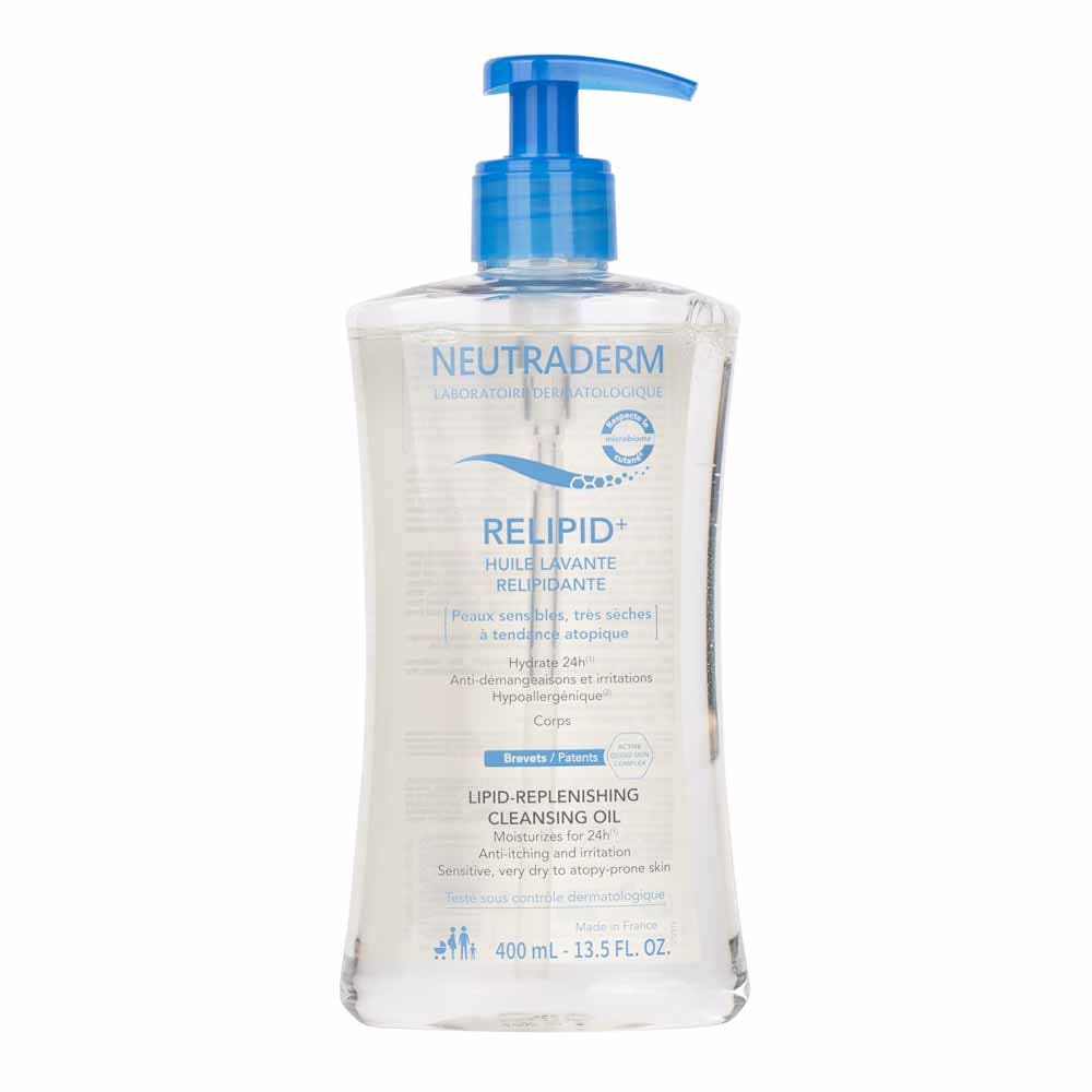 Neutraderm Relipid+ cleansing oil for sensitive skin 400 ml (13.53fl oz)