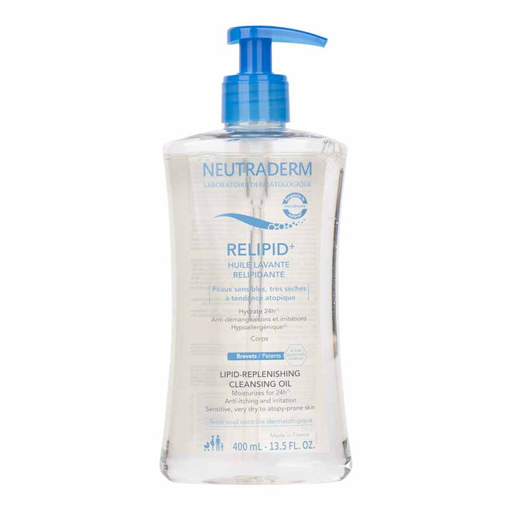 Neutraderm Relipid+ cleansing oil for sensitive skin 400 ml (13.53fl oz)