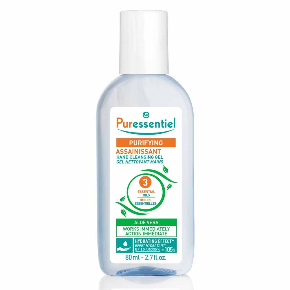 Puressentiel Sanitizing Antibacterial gel with 3 essential oils 80ml (2.71fl oz)