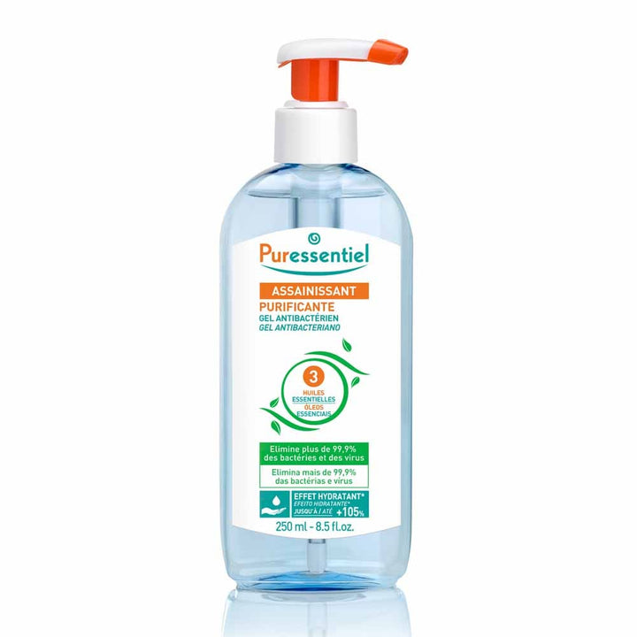 Puressentiel Essential Oils Cleansing antibacterial hand gel with 3 essential oils 250ml (8.45fl oz)
