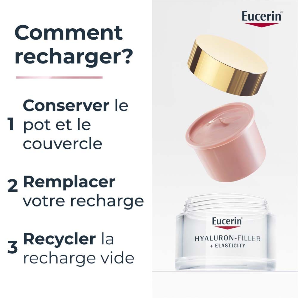 Eucerin Hyaluron-Filler + Elasticity Refill Rose Day Care SPF 30 50ml (1.69fl oz)