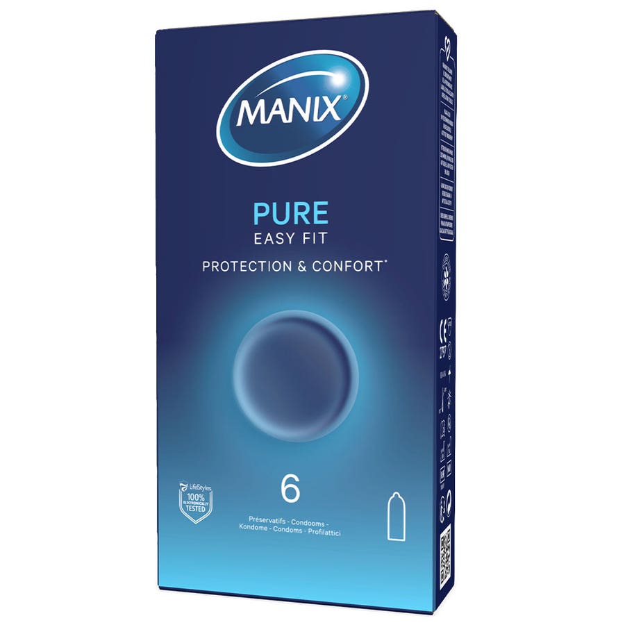 Manix Super Condoms Safety And Comfort X6 Easy Fit Super Easy Fit x6