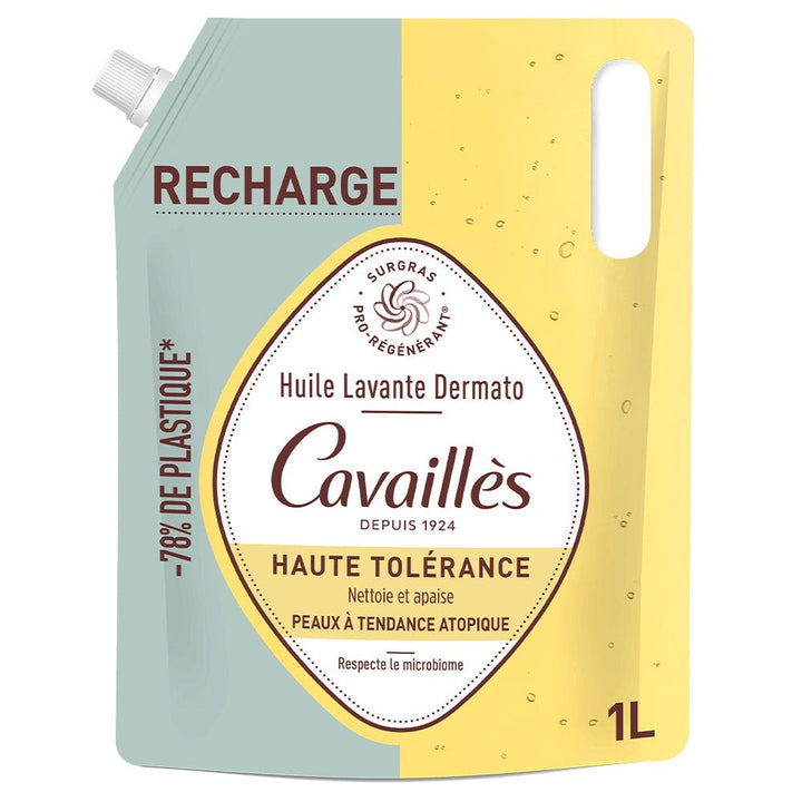 Cavaillès Surgras Huile Lavante Riche Pro-Régénérante Peau Très Sèche 1L