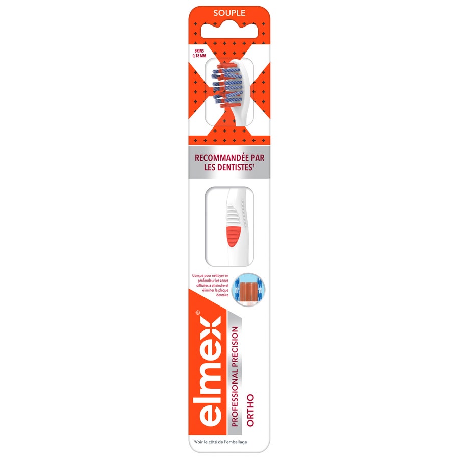 Elmex Ortho anti-caries toothbrush x1