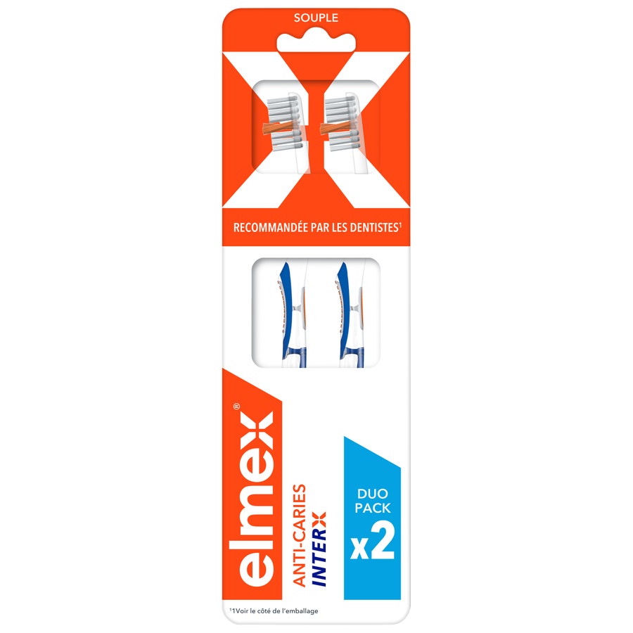 Elmex Ortho DUO soft toothbrush x2