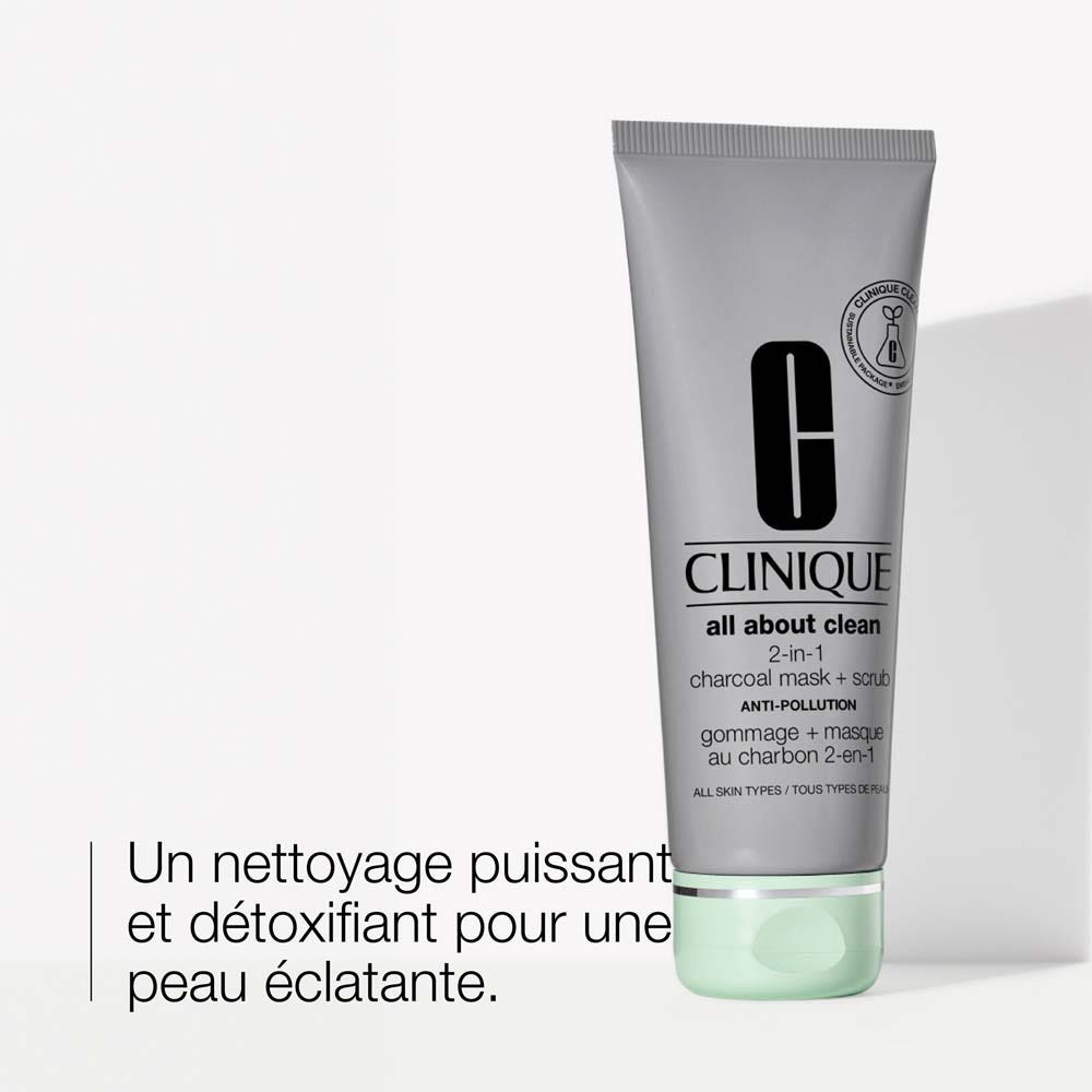 Clinique All About Clean 2-in-1 Charcoal Mask + Scrub 121g (4.26fl oz)