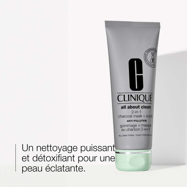 Clinique All About Clean 2-in-1 Charcoal Mask + Scrub 121g (4.26fl oz)