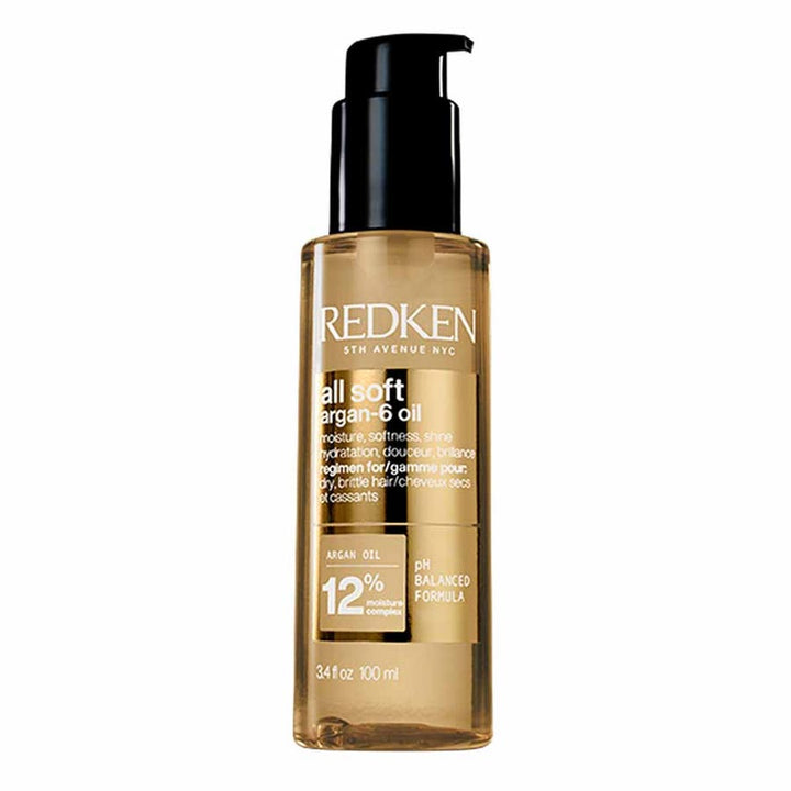 Redken All Soft Argan Oil 6 Multi-Benefits 100ml (3.38 fl oz)