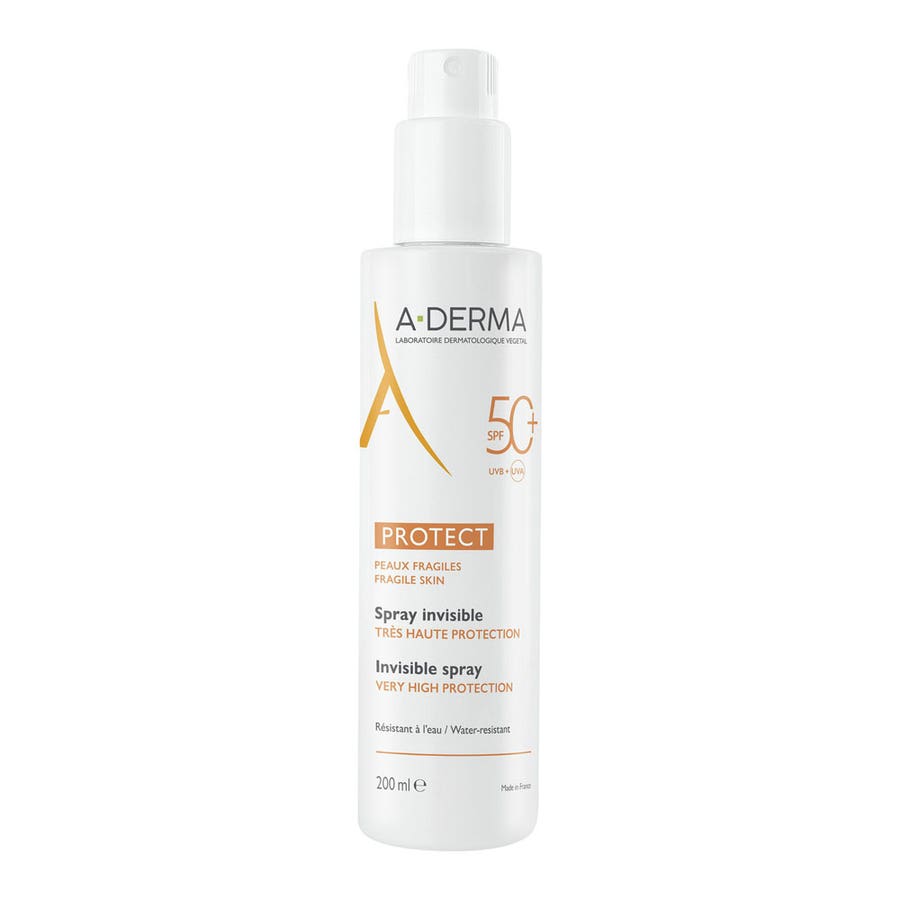 A-Derma Protect Invisible SPF50+ sun spray 200ml (6.76 fl oz)