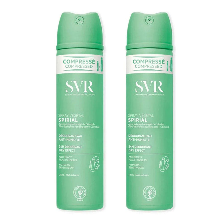 Svr Spirial Spray Végétal Déodorant Anti Humidite 24h 2x 140ml (4.73fl oz)
