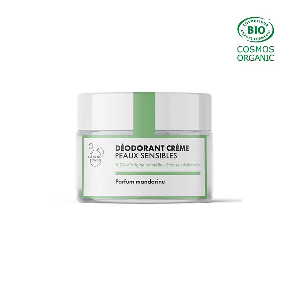 Clemence&Vivien Natural cream deodorant sensitive skin  50g (1.76oz)
