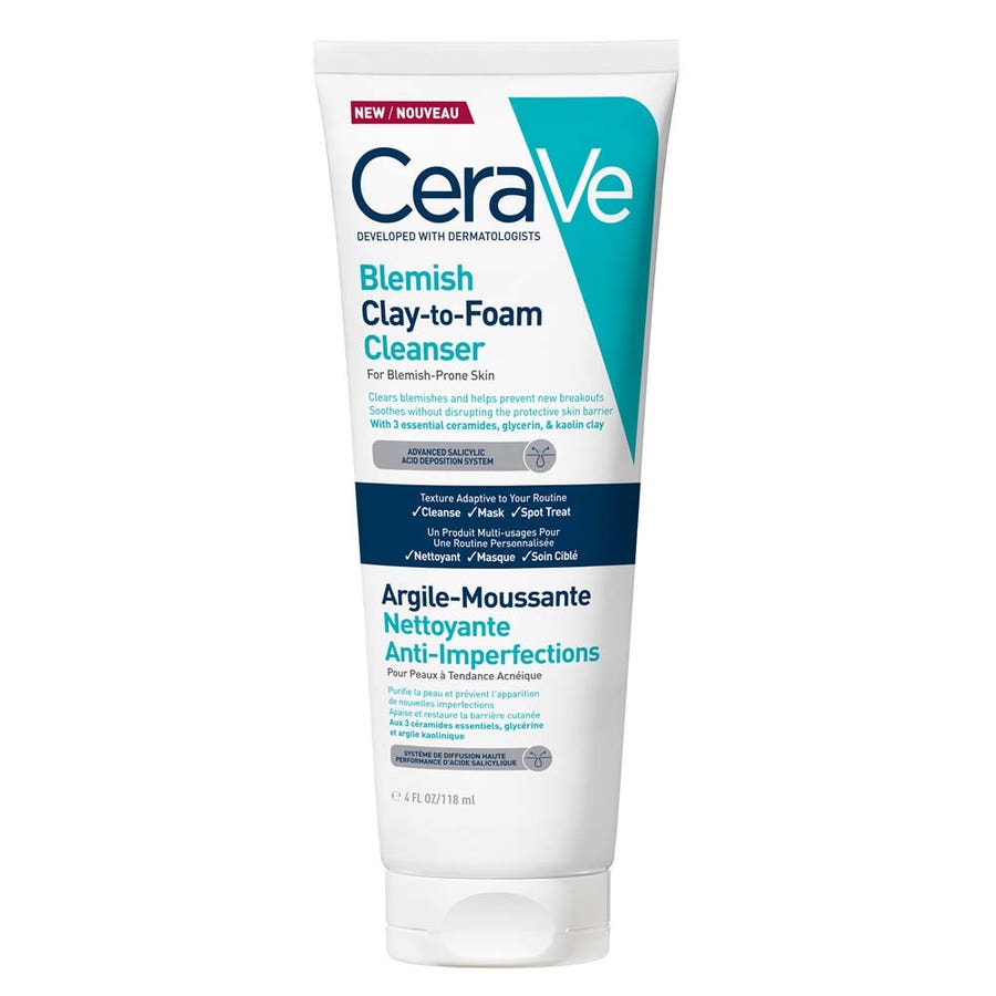 Cerave Clay-Foaming Anti-Imperfection Cleanser 118ml (3.99 fl oz)