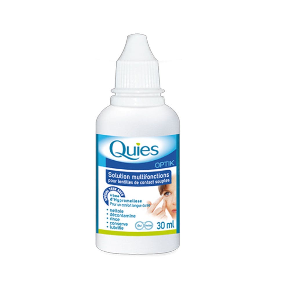 Quies Contact lens solution for soft lenses 30 ml (1.01fl oz)