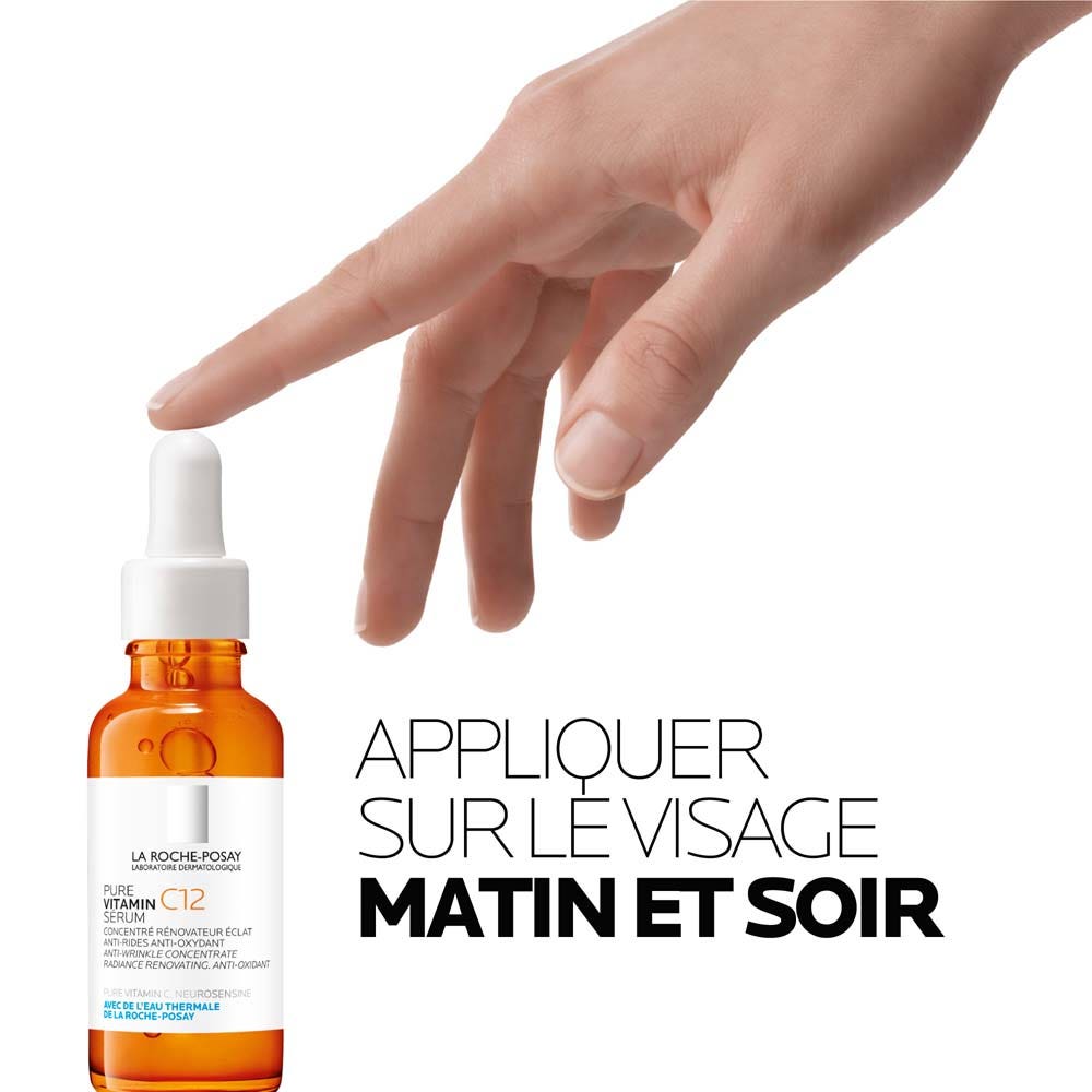 La Roche-Posay Pure Vitamin C12 Brightening Renewal Concentrated Serum anti-wrinkle antioxidant 30ml (1.01fl oz)