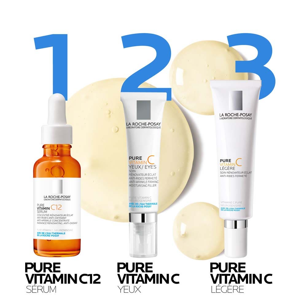 La Roche-Posay Pure Vitamin C12 Brightening Renewal Concentrated Serum anti-wrinkle antioxidant 30ml (1.01fl oz)